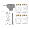 Kilner 8 Piece Preserving Starter Set - 0