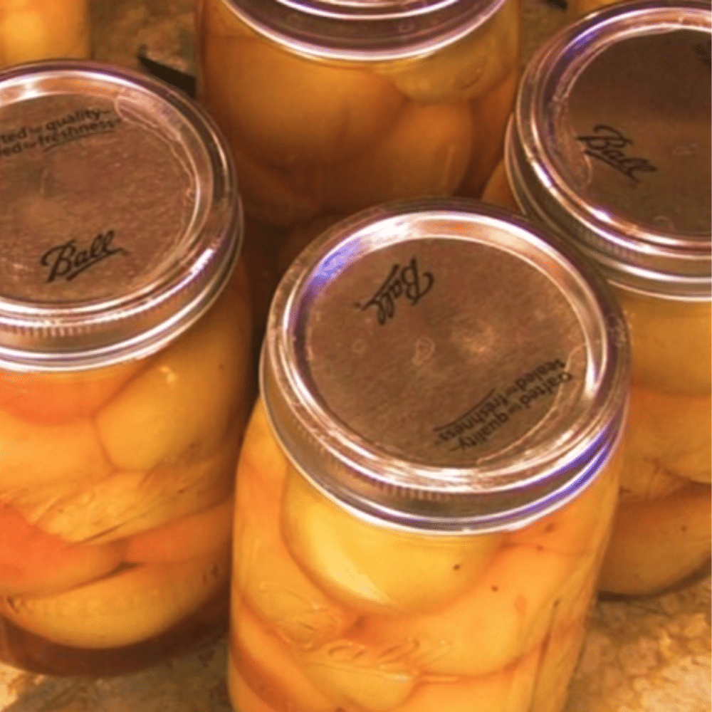 Sweet Pickled Peaches