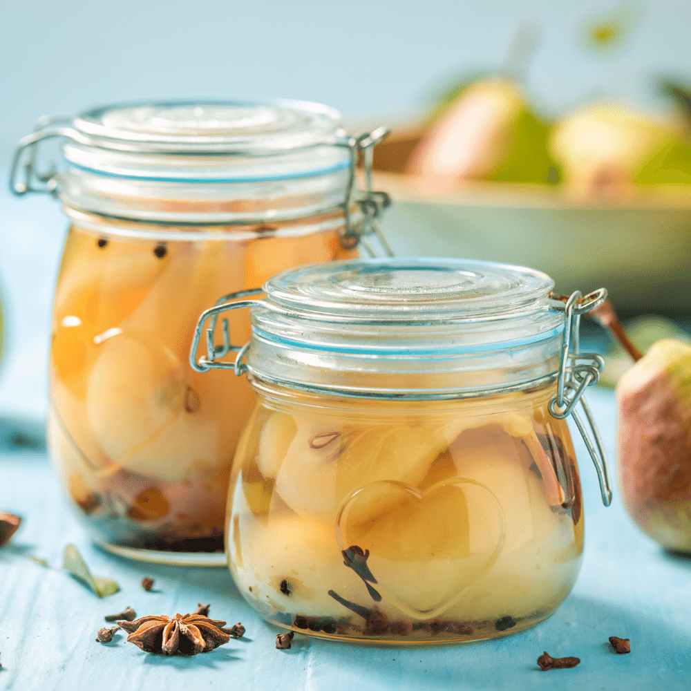 Sweet Pickled Pears